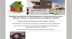 Desktop Screenshot of construccionremodelaciondecasas.com