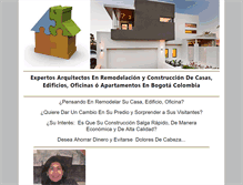 Tablet Screenshot of construccionremodelaciondecasas.com